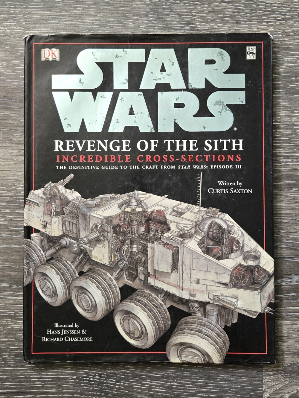 Star Wars Revenge of the Sith Incredible Cross-Sections Hardcover Book 2005 DK
